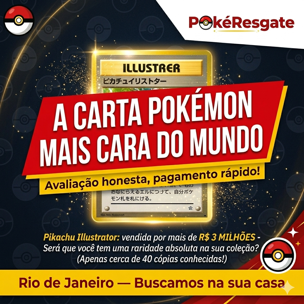 Pikachu Illustrator R$3.000.000+